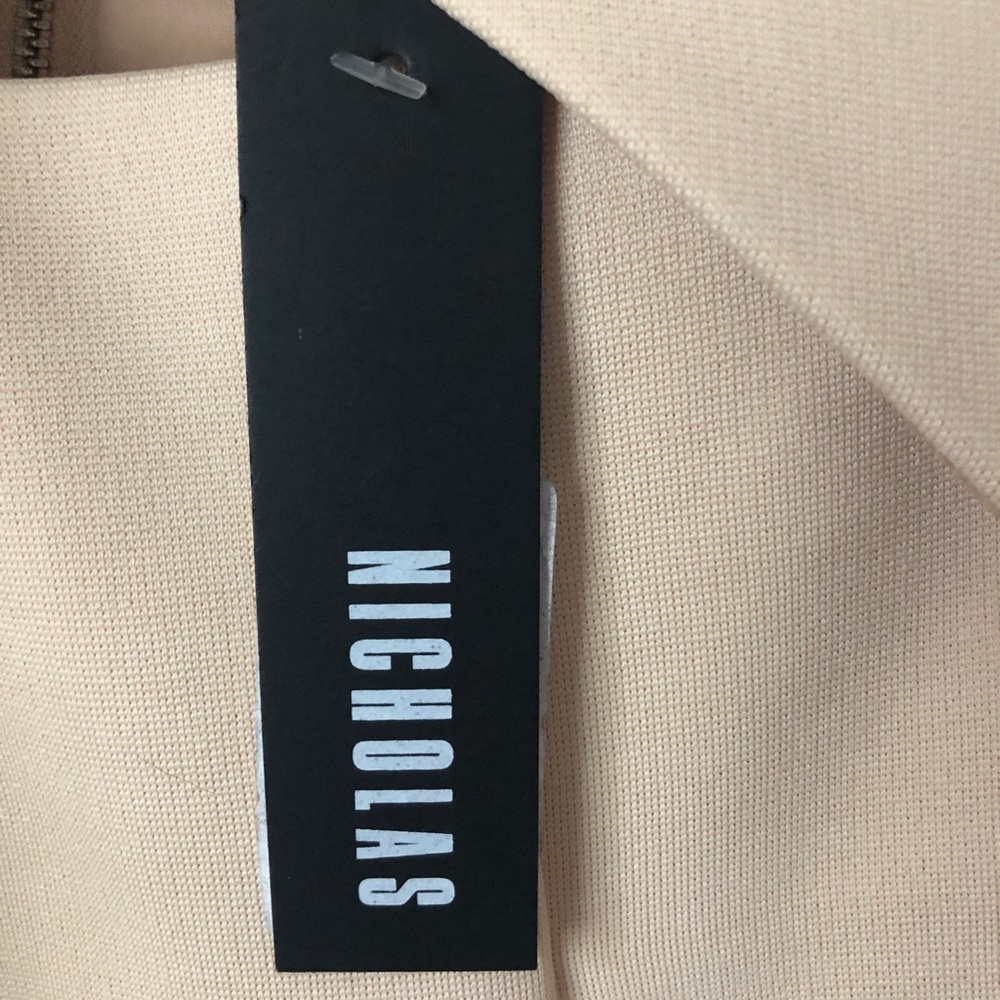 Nicholas tan form fitting dress - Picture 3 of 4